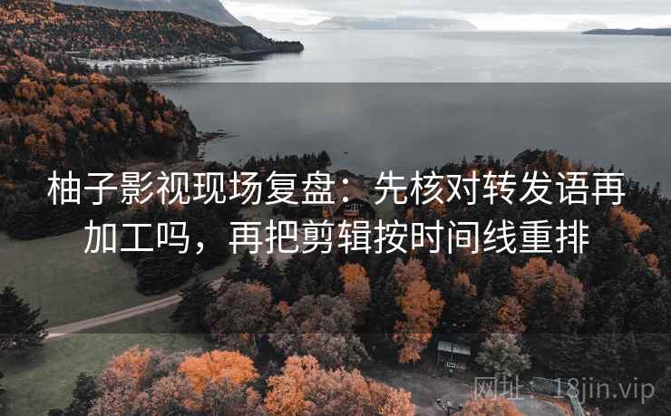柚子影视现场复盘:先核对转发语再加工吗,再把剪辑按时间线重排 柚子影视现场复盘:先核对转发语再加工吗,再把剪辑按时间线重排